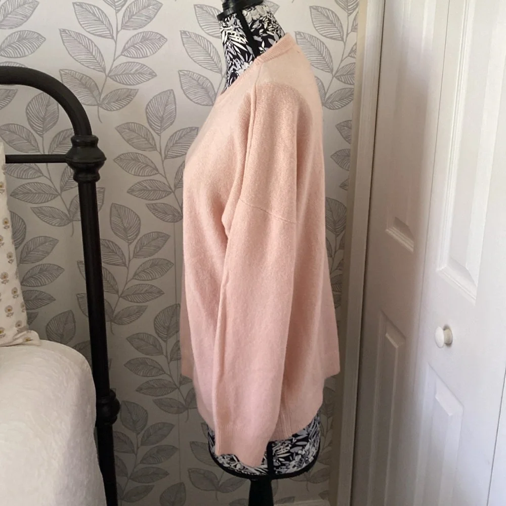 NWT Treasure & Bond long sleeve crew neck peach sweater - Picture 3 of 8